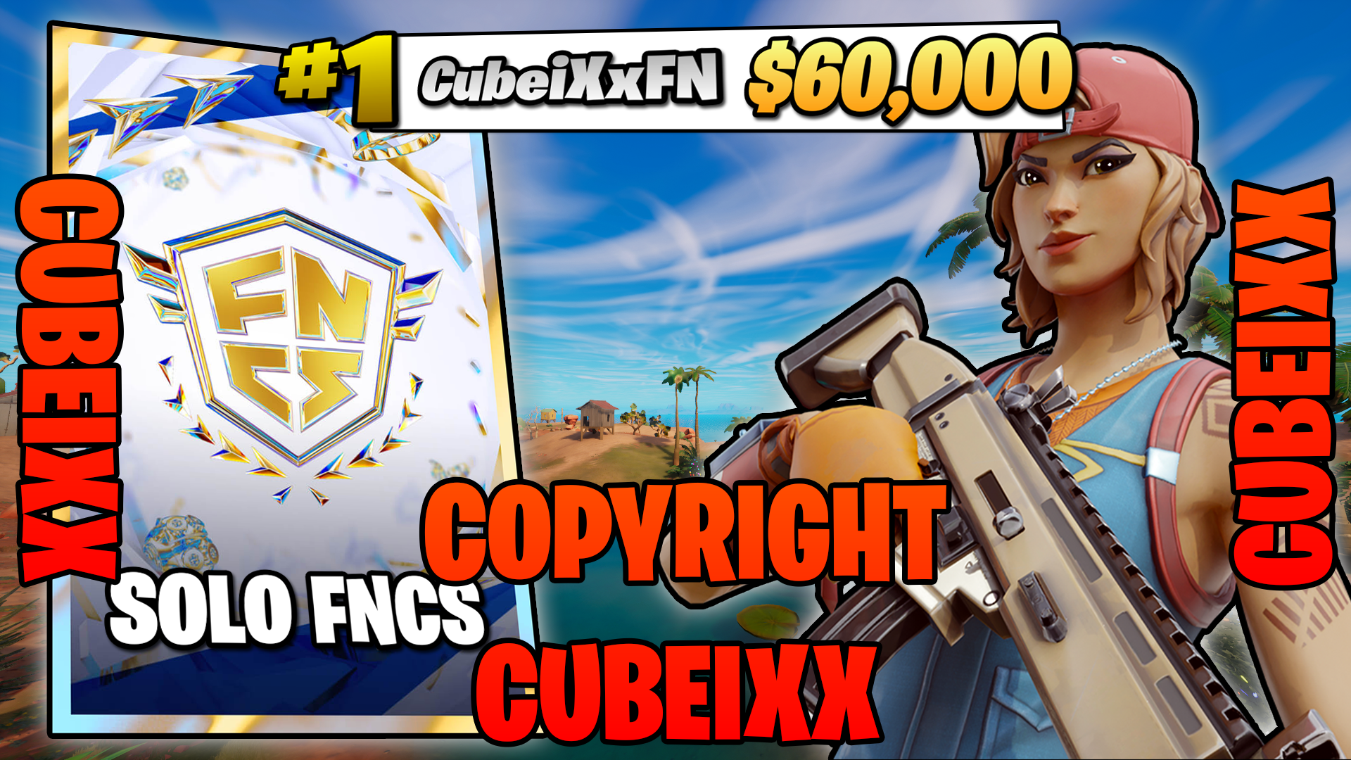 Fortnite FNCS Thumbnail Design